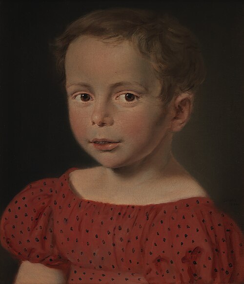 Barneportræt, 1834, Christian Albrecht Jensen