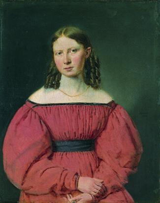 Amalie Elisabeth von Würden, 1831, Christian Albrecht Jensen