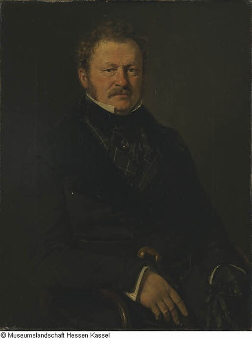 Portrait of Prince Ernst von Hessen-Philippsthal-Barchfeld, 1837, Christian Albrecht Jensen