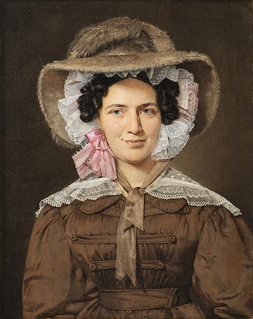 Portrait of Christine Stampe, 1827, Christian Albrecht Jensen