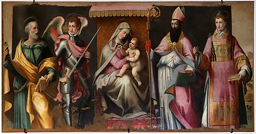 Madonna e santi, 1563, Bartolomeo Traballesi