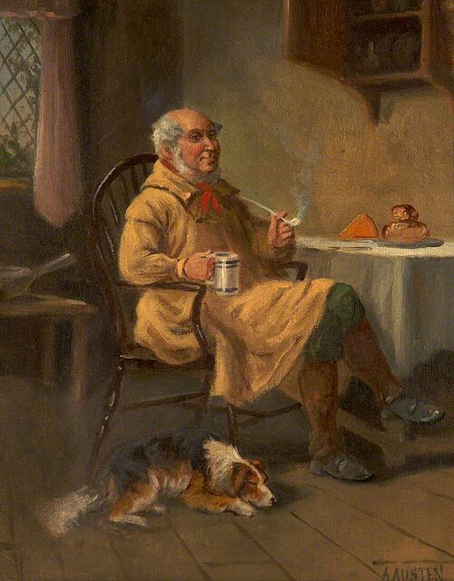 The Farmer's Supper, 1890, Alexander Austen
