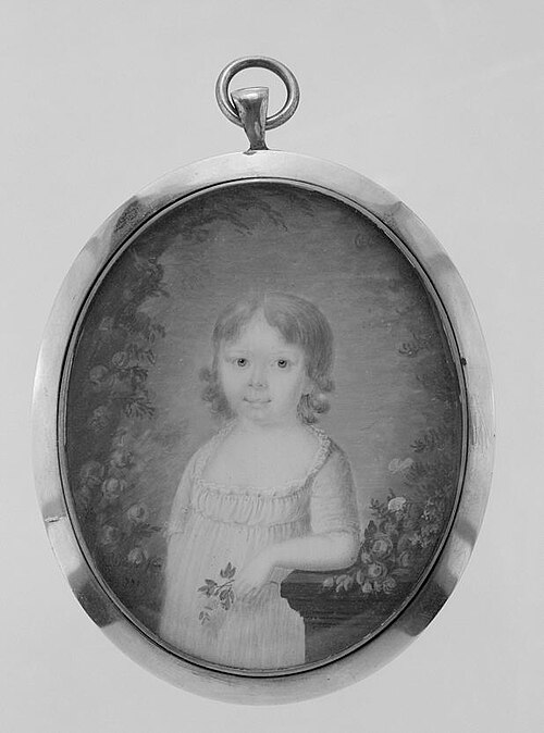 Portrait of a Girl, 1797, Philippe Abraham Peticolas