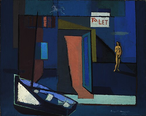 Woman and Boat, 1941, Remo Farruggio