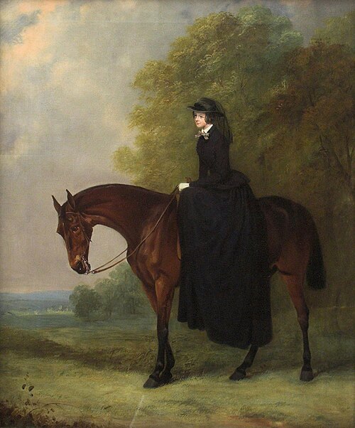 Marianne Brocklehurst on Horseback, 1853, Henry Calvert