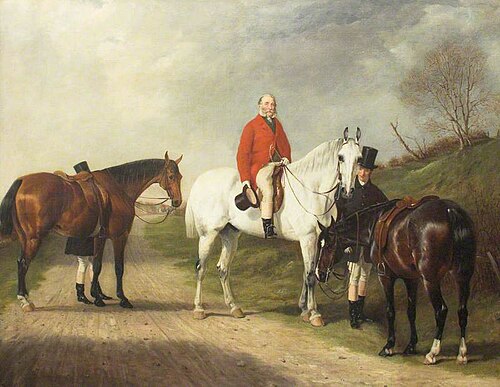 Gentlemen on Horseback, 1858, Henry Calvert