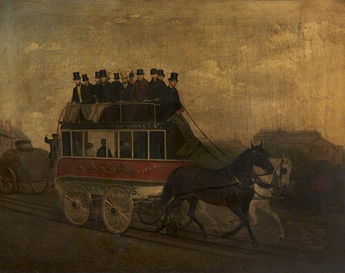 The Old Salford Five-Wheeled Omnibus, , Henry Calvert