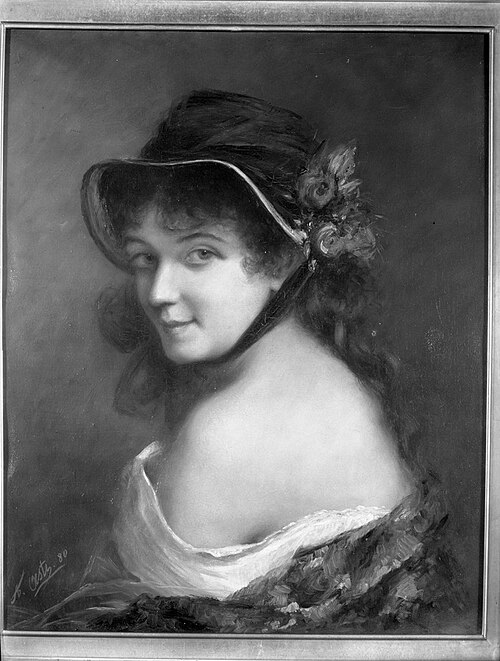 Bust of a Young Woman, 1880, Angelo Asti