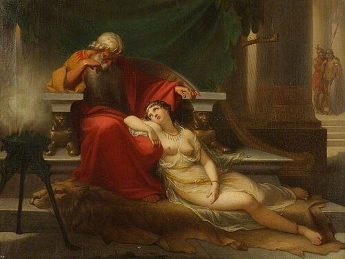 David and Abisaig, 1865, Louis-Gabriel Bourbon-Leblanc