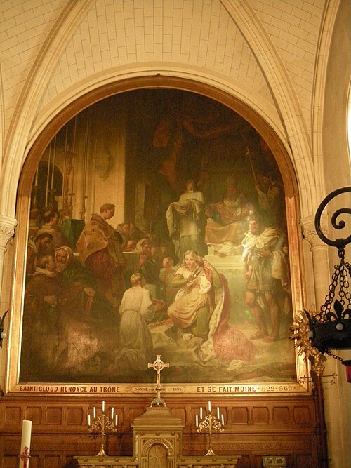 Saint Cloud renonçant au trône, 1831, Charles Durupt