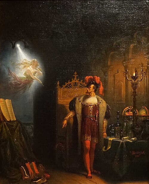Manfred et l'Esprit, 1831, Charles Durupt
