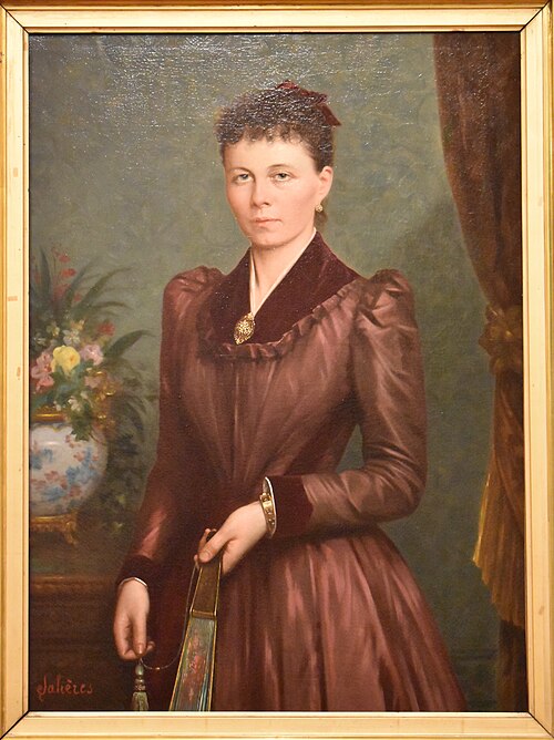 Portrait d’Élisabeth Azema, 1900, Narcisse Salières