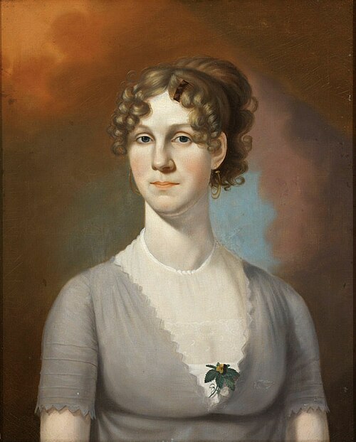 Mrs. Charles DeWolf (Mary Goodwin), 1806, Cephas Giovanni Thompson