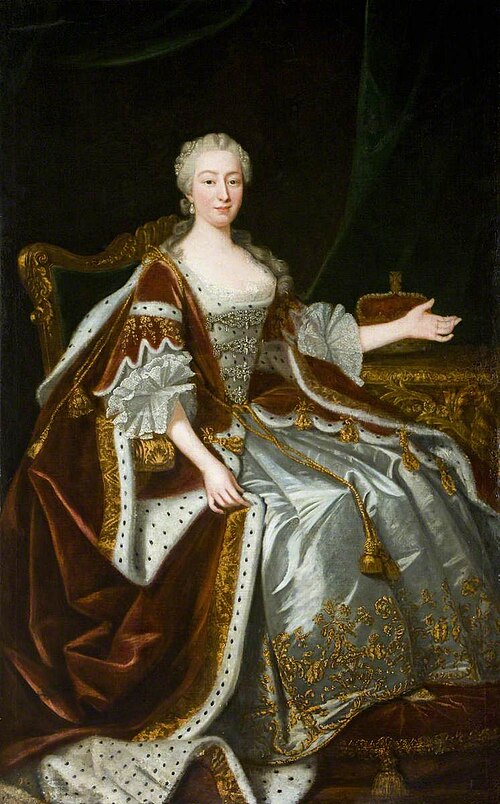 Augusta of Saxe-Gotha (1719–1772), Princess of Wales, 1745, Barthélemy Du Pan