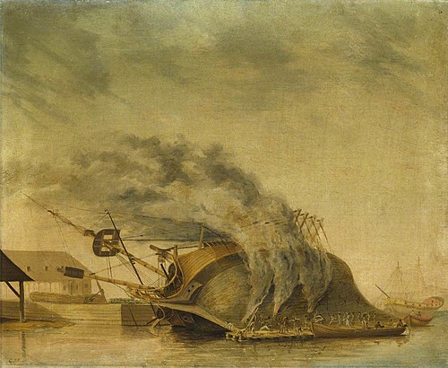 A Ship Hove Down and Burning Off, , Gabriel Bray