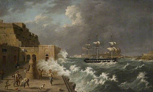 Harbour Scene, Malta, , Anton Schranz