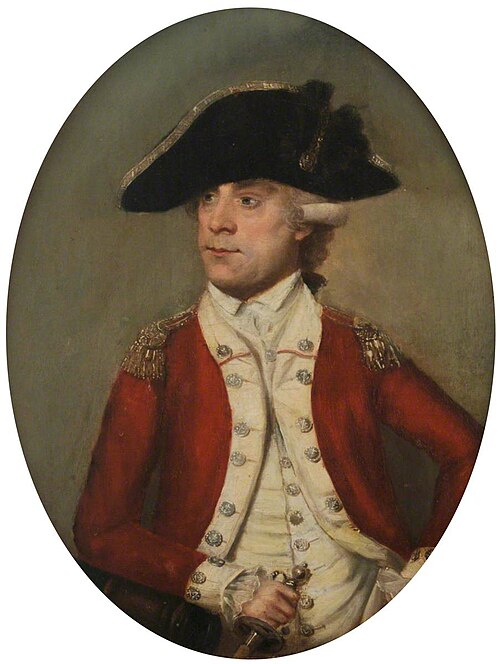 Portrait of an Officer of the Battalion Company of Marines, 1780, Francis Alleyne