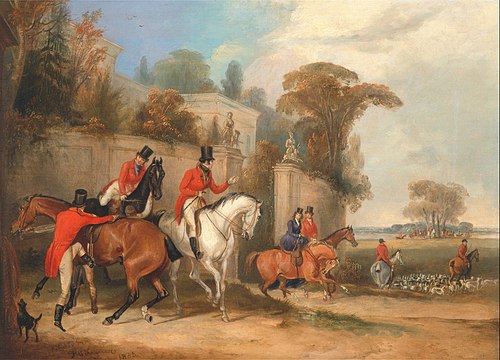 Bachelor's Hall: The Meet, 1835, Francis Calcroft Turner