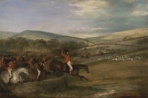 The Berkeley Hunt, 1842: Full Cry, 1842, Francis Calcroft Turner