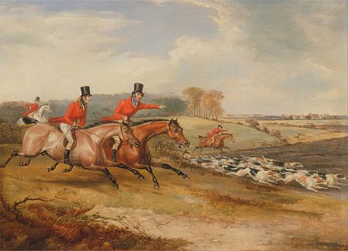 Bachelor's Hall: Full Cry, 1835, Francis Calcroft Turner
