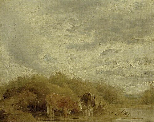 Cows in a Landscape, 1824, Henry Walter