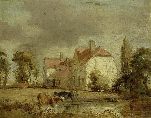 A Farm House, 1824, Henry Walter