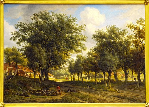 Paysage près de Heemstede, , Arnoldus Johannes Eymer