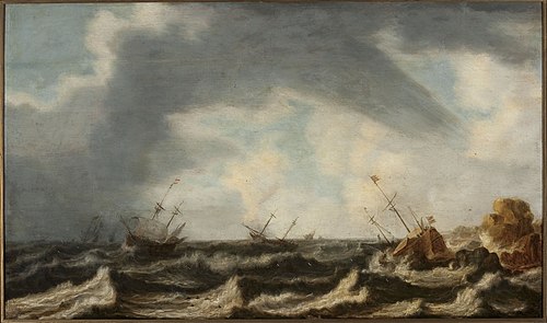 Marine landscape, 1635, Willem van Diest