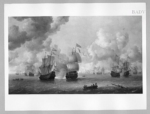sea-battle, 1635, Willem van Diest