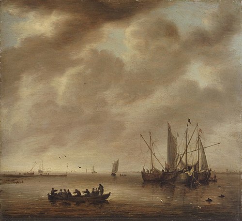 Ruhige See, 1651, Willem van Diest