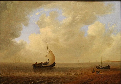 Marine temps calme, 1645, Willem van Diest