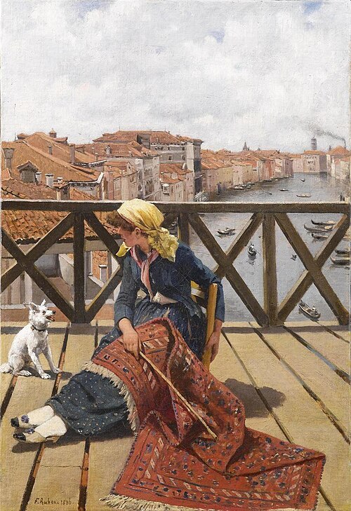 The little friend, 1886, Franz Leo Ruben