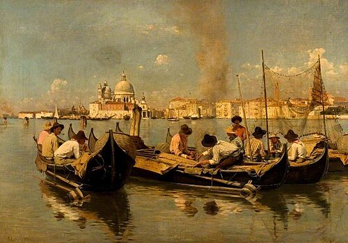 Venice, 1884, Franz Leo Ruben