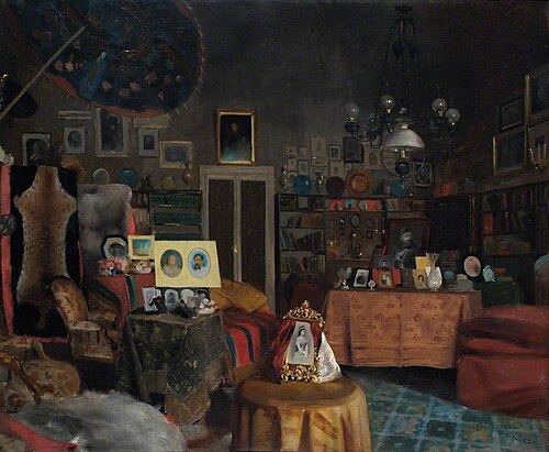Sir Richard Burton's Study, 1889, Albert Letchford
