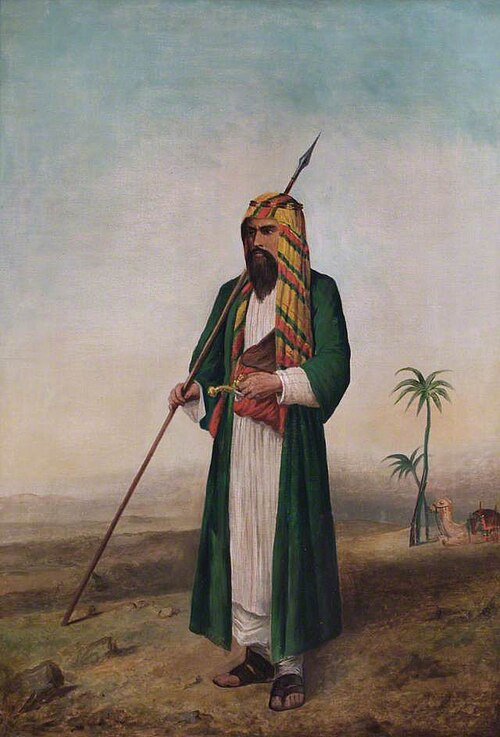 Sir Richard Francis Burton (1821–1890), in Arab Dress, , Albert Letchford