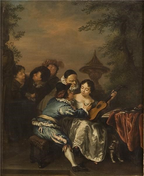 Razposajena družba, 1733, Jan Abel Wassenbergh