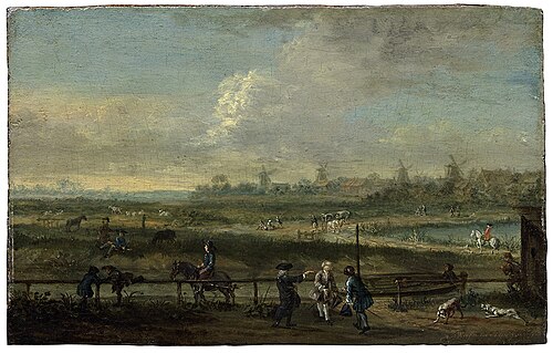 Gezicht op Groningen, 1731, Jan Abel Wassenbergh