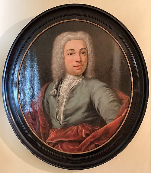 Portrait of Wilhelmus Beckeringh, 1735, Jan Abel Wassenbergh