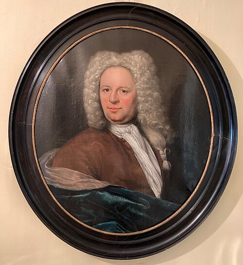 Portrait of Lambertes Beckeringh, 1718, Jan Abel Wassenbergh