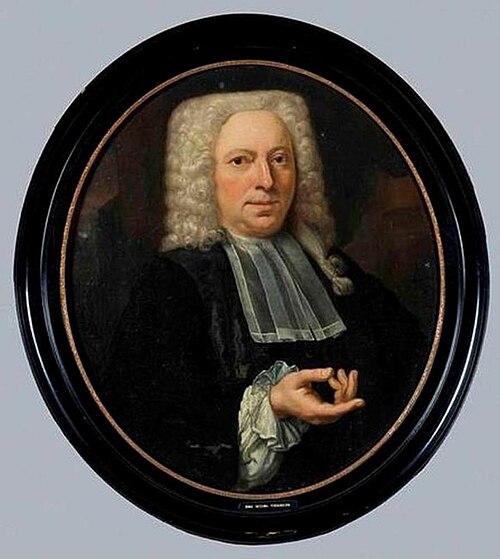Portrait of Johan Hora, 1738, Jan Abel Wassenbergh