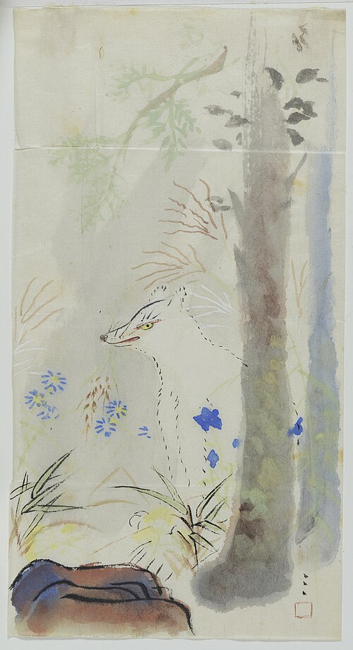 White Fox, 1913, Kanzan Shimomura
