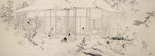 Hakubyo Mashozu, 1910, Kanzan Shimomura