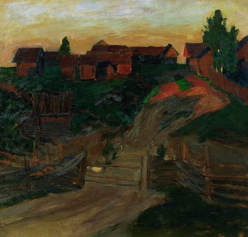Последние лучи солнца, 1899, Isaac Levitan
