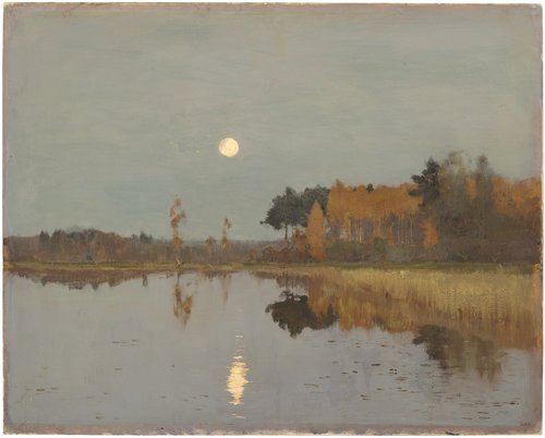 Сумерки. Луна, 1899, Isaac Levitan