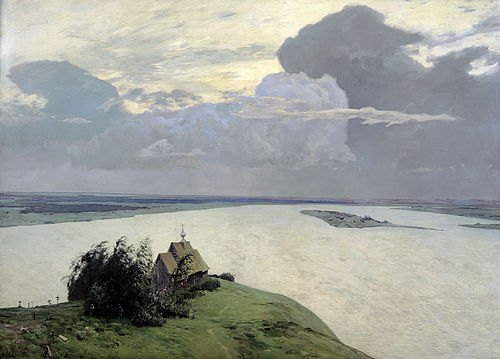Over Eternal Quiet, 1894, Isaac Levitan