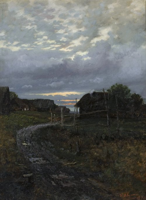 Soir, 1877, Isaac Levitan