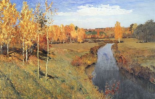 Golden Autumn, 1895, Isaac Levitan