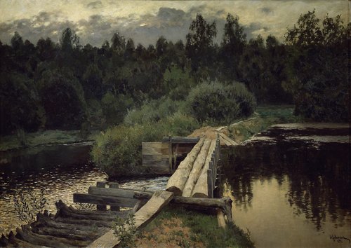 By the Pool, 1892, Isaac Levitan