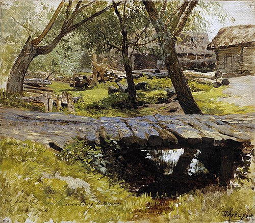 Bridge. Savvinskaya Sloboda, 1884, Isaac Levitan