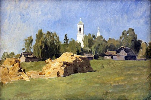 Rural view, 1899, Isaac Levitan